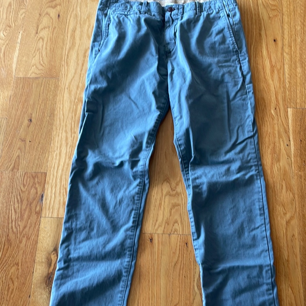 Grey soft denim lived in slim 33x32